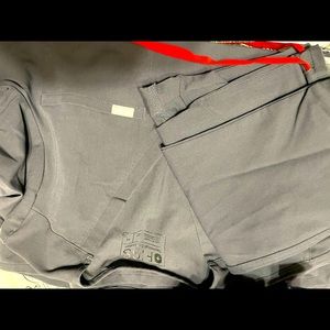 Dark grey figs small regular yola bottoms and medium top Catarina